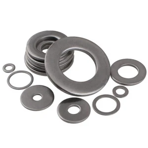 A4 316 STAINLESS STEEL FLAT WASHERS FOR METRIC BOLT&SCREW M3 M4 M5 M6 M8 M10 M12 - Picture 1 of 6