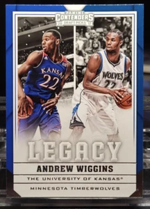 ANDREW WIGGINS 2017 Contenders DP Basketball N1 Legacy UNV Kansas Minn T-Wolves - Picture 1 of 2