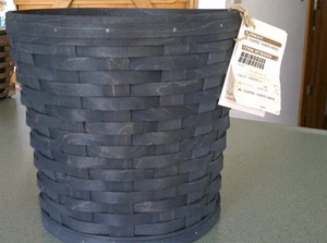 Longaberger Medium Pflanzkorb Hülle in neu jeansblau gebeizt NEU in der Hand! - Bild 1 von 3