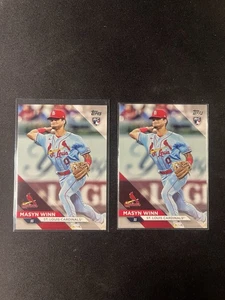 2X 2024 Topps Flagship Collection Masyn Winn (RC) #78 St. Louis Cardinals - Foto 1 di 2