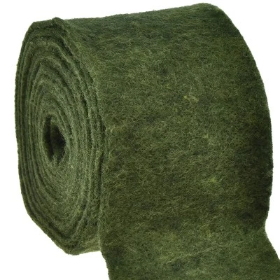 Filzband dunkelgrün 15cm 5m Schafwolle Dekoband Bastelfilz - Bild 1 von 4