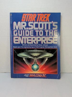 VINTAGE Star Trek Collectible-Mr Scott's Guide To The Enterprise-Shane Johnson - Image 1 of 4