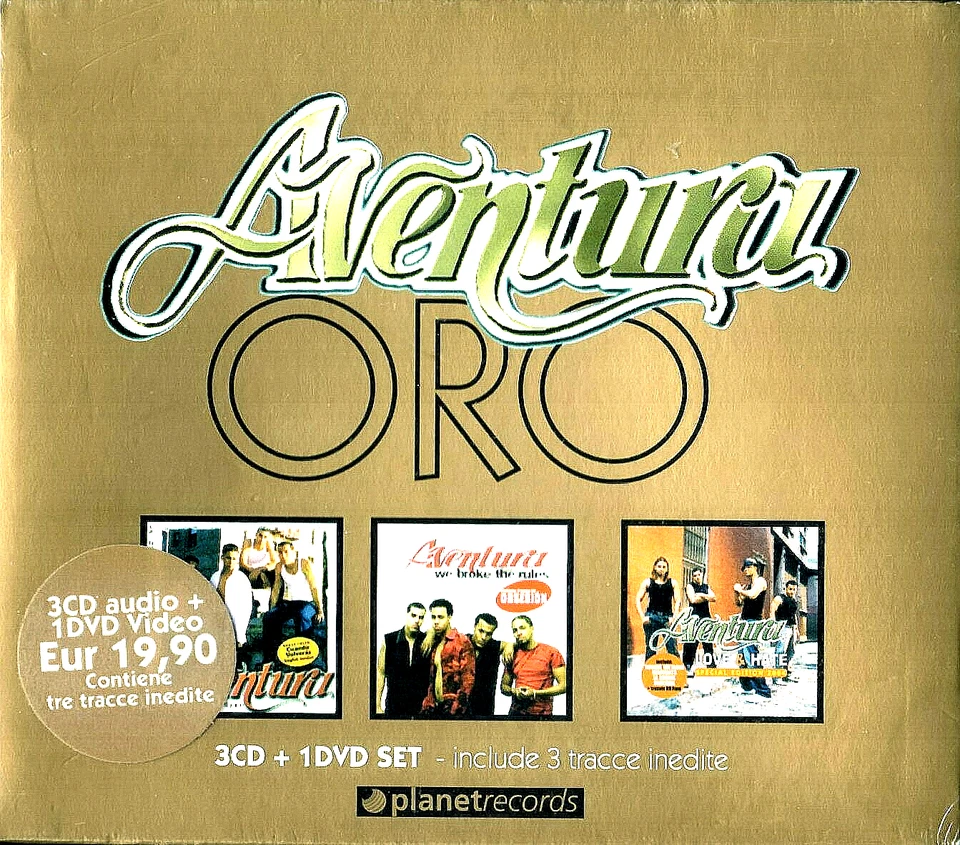 AVENTURA "ORO" RARE BO CD 1 DVD SET -