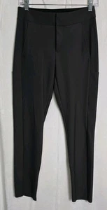 Athleta Stellar Trouser Pants Womens Size 2 gray Stretch Pockets Smooth - Picture 1 of 6