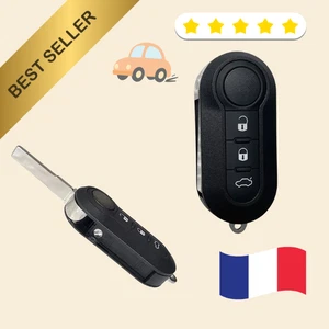 Coque Clé pour Fiat 500 Panda Bravo Stilo Brava Doblo Ulysse Ducato 3 Boutons - Foto 1 di 5