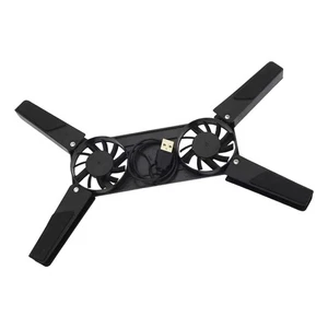 Support de refroidissement pour ordinateur portable double ventilateur - Afbeelding 1 van 7