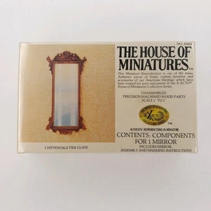 X-Acto House of Miniatures 42404 Chippendale Pier Glas Spiegel - Bild 1 von 5