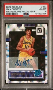 2022 Panini Donruss #234 Max Christie - PSA NM-MT *TedsCardShack* - Picture 1 of 2