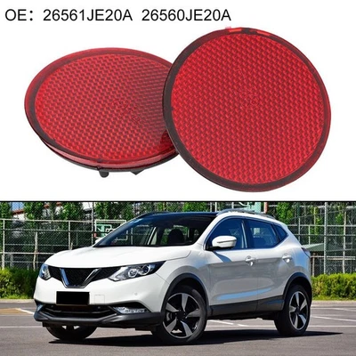 Replacement Installation Rear Bumper Reflectors for Nissan QASHQAI 2007 2015 - Image 1 of 4