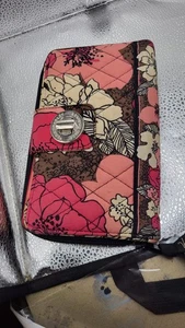Vera Bradley Rose Geldbörse Drehschlüsselschloss. 2G - Bild 1 von 8