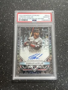 2024 Bowman Sterling Jordan Lawlar Rookie Auto RC Sterling Silver /100 PSA 10 GM - Picture 1 of 2