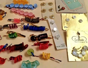 500 BUTTONS~VNTG & NEW~SETS~SINGLES~SHANKS~2-4-HOLE~SEE PIC FOR EXAMPLES~I-PICK  - Picture 1 of 21