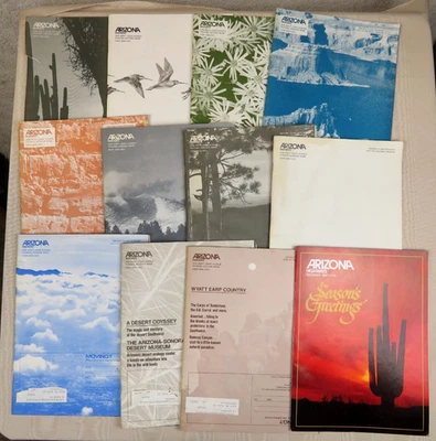 All 12 Issues 1982 Arizona Highway Magazines Lot Complete Year Powell Flagstaff - Image 1 of 4
