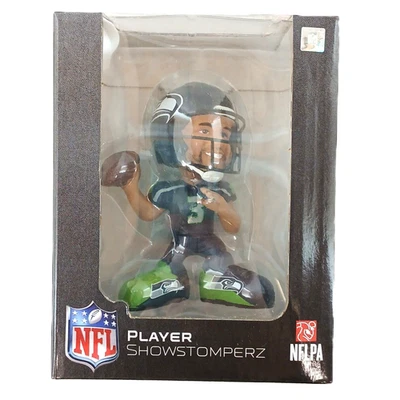 Figura Bobblehead Jugador FOCO NFL Russell Wilson Seattle Seahawks Showstomperz Foto 1 de 4