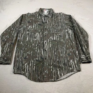 Vintage Sports Afield Shirt Mens Large Camo Hunting Button Up 90s Outdoors USA - Picture 1 of 8