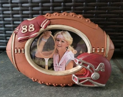 Marco de fotos de fútbol americano de la Universidad de Alabama de resina para fotos de 5" x 3,5" Foto 1 de 3