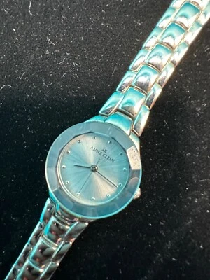 Anne Klein 10/7425 V121E WATCH  Silvertone Watch and metal band. - Image 1 of 4