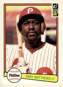 1982 Donruss #441 Gary Matthews - Picture 1 of 2