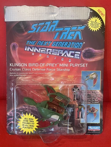 1994 Playmates Star Trek The Next Generation KLINGON BIRD-OF-PREY Mini Playset Cover