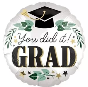 18" You Did It! Ivy Grad Foil Balloon - Graduation - Anagram Party Supply - Bild 1 von 1