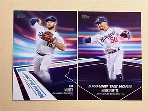 2024 Topps Serie 2 Alrededor del Cuerno Mookie Betts Max Muncy Los Angeles Dodgers - Imagen 1 de 2