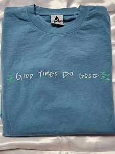 NWT Wasted Collective Good Times Do Good Short Sleeve Crewneck T-Shirt M - Picture 1 of 9