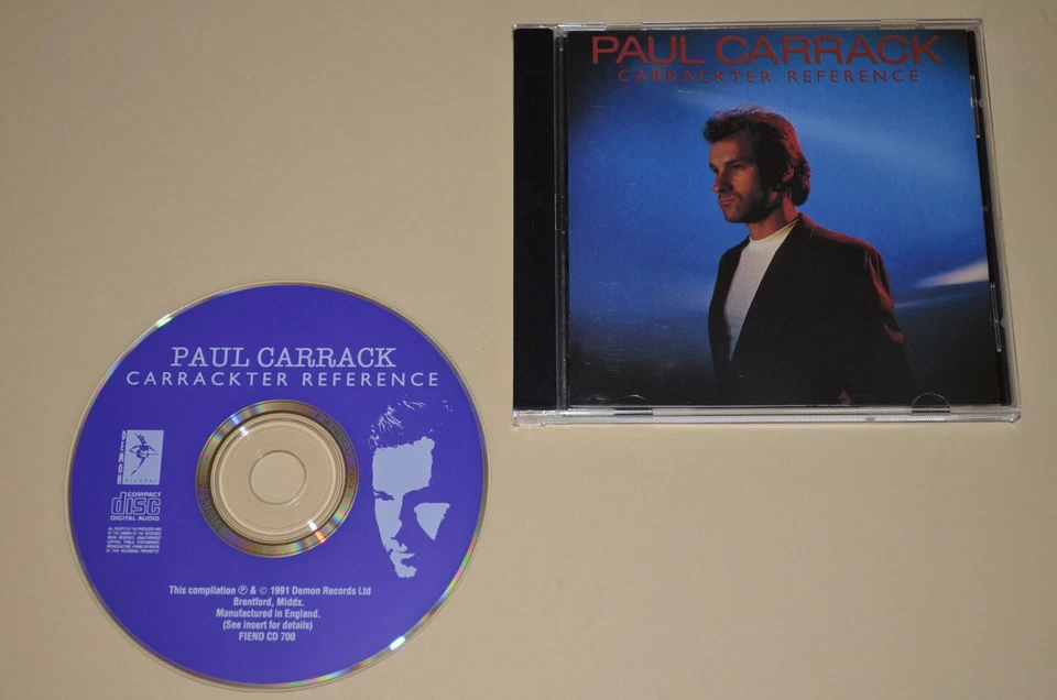 Paul Carrack - Carrackter Reference / Demon Records 1991 / England / Purple CD - Bild 1 von 1