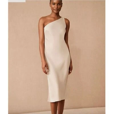 BHLDN Audrie Satin Dress 4 Anthropologie NWT - Image 1 of 4
