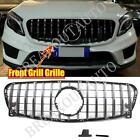 Front Chrome Gt Grille For Mercedes Benz X156 Gla-Class Gla180 Gla250 2014-16
