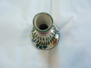 Blumenvase, Keramik, Vintage, Blumenmuster - Bild 1 von 4