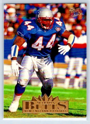 1995 Fleer Ultra Football - Marion Butts - New England Patriots - Base - #200 - Image 1 of 2