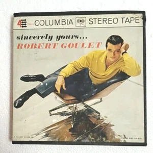 Reel To Reel Tape Robert Goulet Sincerely Yours 4 Track 7-1/2 IPS - Picture 1 of 4