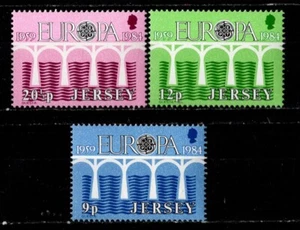 Jersey Sc #326-328 MNH 1984 Complete Set EUROPA - Picture 1 of 1