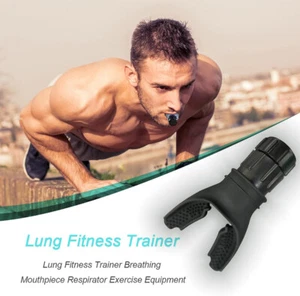 Breathing Trainer Fitness Equipment Exercise Lung Face Mouthpiece Respirator New - Picture 1 of 18