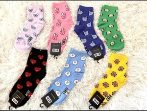 BT21 Line Friends Erwachsene Herz mittlere Söckchen BTS (jeweils separat erhältlich, neu) - Bild 1 von 13