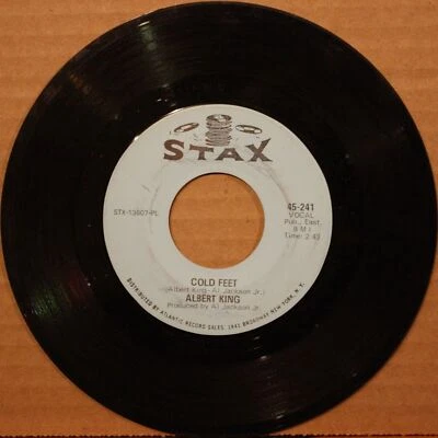 ALBERT KING **Cold Feet** DRIVE A HARD BARGAIN Soul Funk Breaks 45 on STAX 241 - Image 1 of 2