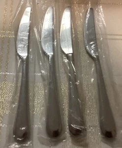 4 Lenox Belmont BELLEVUE Glossy 18/10 Stainless Vietnam Flatware DINNER KNIVES - Picture 1 of 4