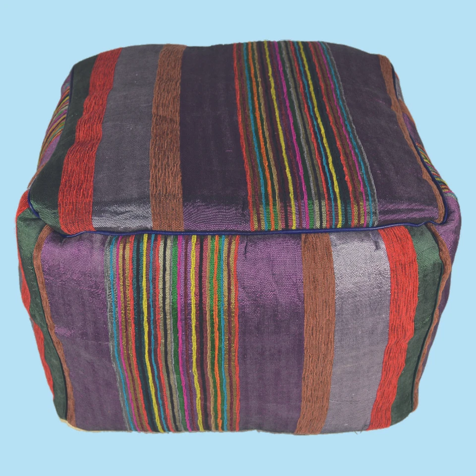  Pouffe Handmade Moroccan Silk  - Image 1 of 1