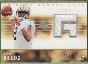 2003 Upper Deck Aaron Brooks Game Used Jersey #GJ-AB - Picture 1 of 2