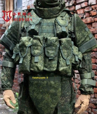 Russian Bulletproof Tactical Vest 6b45 Combat Gear Protective Set Cosplay Outfit - Image 1 of 4