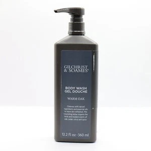 GILCHRIST & SOAMES Body Wash * Warm Oak 360 ml, Essential Oils, New - Picture 1 of 6