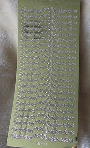 SPIEGEL Sticker Stickerbogen Aufkleber Einladung zur Konfirmation gold (516 - Bild 1 von 2
