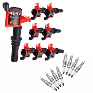 For Ford Mustang 4.6L V8 2005 2006 2007 2008 Spark Plug and Ignition Coil 8 Pack - Picture 1 of 24