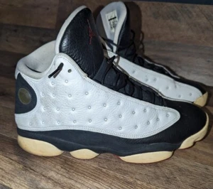 NIKE AIR JORDAN GRÖSSE 13 SNEAKER SCHUHE 414571-104 RETRO HE GOT GAME WEISS SCHWARZ - Bild 1 von 8