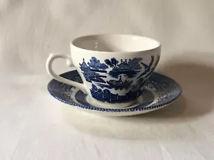 CHURCHILL CLASSICO SALICE BLU DALL'Inghilterra tazza e piattino evc - Foto 1 di 6