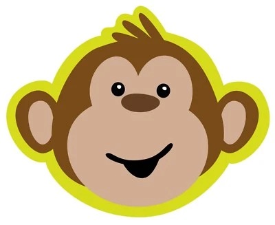 Monkey Invitations Monkey Invites Birthday Party Favor Party Decoration Supply - Image 1 of 2