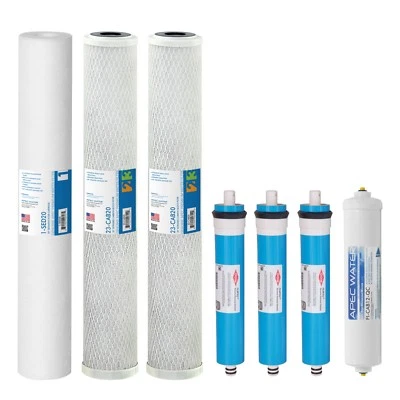 APEC WATER Complete Replacement Filters for 240 GPD Light Commercial RO System - Image 1 of 4