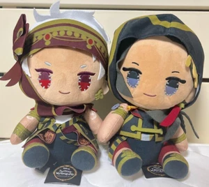 Peluche pupazzo Twisted Wonderland stile fatto a mano Jamil Kalim set di 2 nuovo - Foto 1 di 1