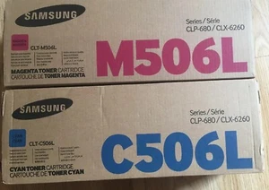 Original Samsung CLT-M506L C506L High Yield Cyan/Magenta Toner CLP 680 CLX 6260 - Bild 1 von 6