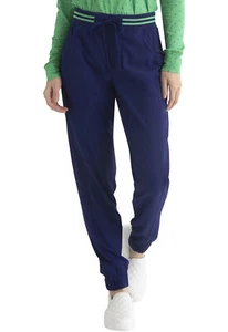 Navy HeartSoul Scrubs Rib Knit Waist Jogger Pant HS090 NAYH - Picture 1 of 5